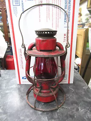 1922 Dietz Vesta NYC New York Central NYC RR Red Globe Railroad Lantern • $34.65