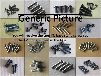 New Vizio E3D320VX Complete Screw Set For Base Stand Pedestal And Neck • $7.99