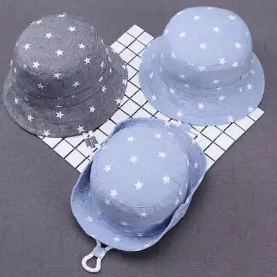 Baby Sun Hat Summer Boys Kids Children With Adjustable Chin Strap • £6.45