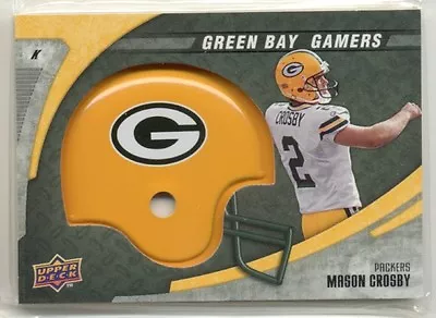 (4) Mason Crosby Helmet All Insert Relic Cards 2008 Upper Deck Green Bay Packers • $13.99