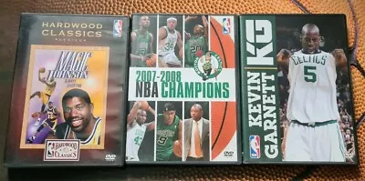 OFFICIAL NBA BASKETBALL DVD Bundle Celtics 2007-8 Magic Johnson Kevin Garnett  • £9.99