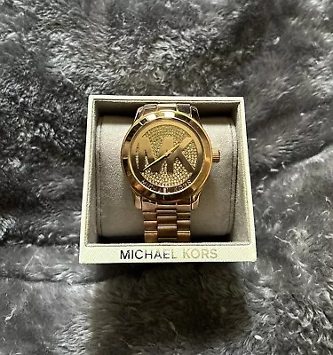 Michael Kors Runway Rose Gold Women's Watch - MK5661 • $40.99