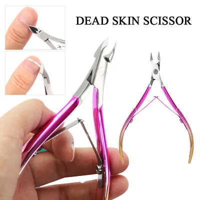 1 PC Nail Dead Skin Remover Scissor Stainless Steel Pedicure Tool Manicure New • $1.09