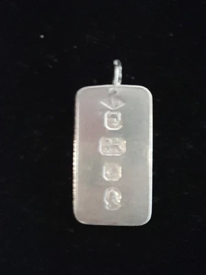 £28 • Buy Silver Ingot Pendant 1977