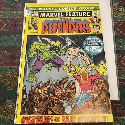 Marvel Feature #2 (1972) Key 2nd App. Defenders VF🔥🔑!!! • $60