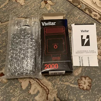 Vivitar V2000 Shoe Mount Flash Open Box! • $19.99