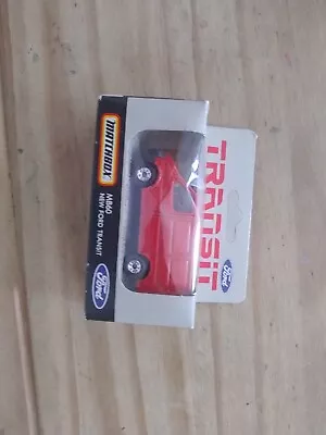 MATCHBOX MB60 'NEW FORD TRANSIT Mk.III VAN'. RED. MIB/BOXED. • £12