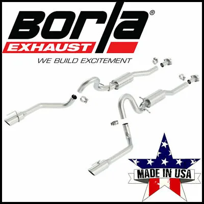 Borla S-Type  2.5  Cat-Back Exhaust System Fits 1999-2004 Ford Mustang 4.6L V8 • $964.59