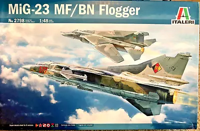 1/48 Russian MiG-23 MF/BN  Flogger  ~ Italeri No. 2798 • $32