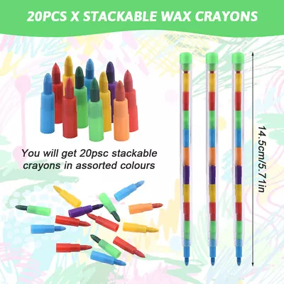 For Toddlers Gift School Supplies Colouring Pencil Colours Painting DIY • £8.90