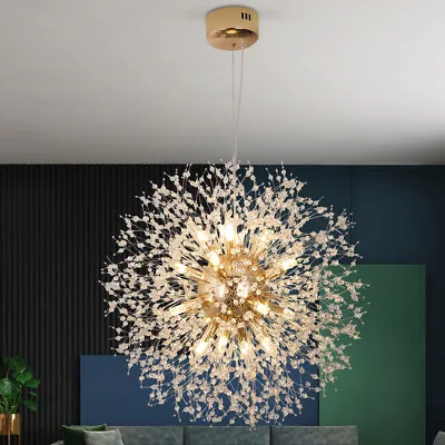 16-Lights Dandelion Chandelier Crystal Firework Pendant Lamp Ceiling Light G9 UK • £119.99