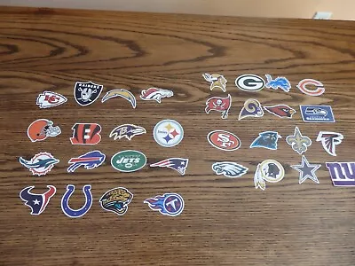 NFL Decal Sticker Logos RAIDERS COWBOYS STEELERS PATRIOTS All 32 Football Teams • $17.25