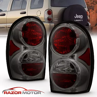 2002-2005 Replacement Smoke Tail Light Pair (Set) For Jeep Liberty Left + Right • $80.53