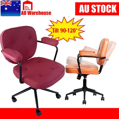 Office Leather Ergonomic Executive Desk Chair Swivel Computer Chair Gaming Chair • $66.56