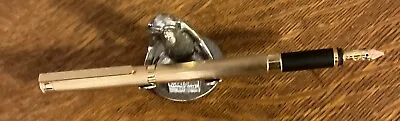 Montblanc Noblesse Gold Plated Fountain Pen EF 18 KT NIB 750 • $165