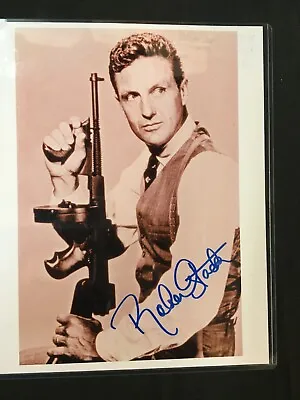 ROBERT STACK SIGNED 8  X 10    PHOTO WITH CERT. • $49.67