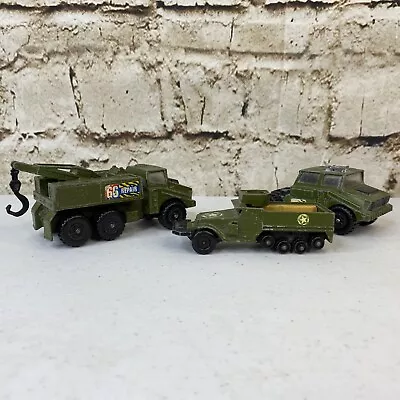 Matchbox Battle Kings. Lesney England. K106 Road Tractor Tow Truck Half Track • $12.71