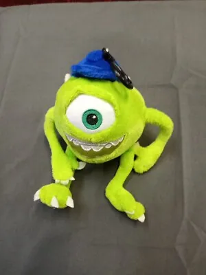 Disney Parks Mike Wazowski Monsters Inc University Plush Zip Up Keychain 6  • $19