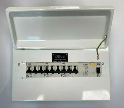 RCD 3 Phase Metal Distribution Board Consumer Unit Workshop Industrial Unit • £111.35