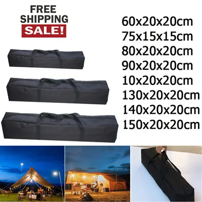 Canvas Canopy Pole Bag Camping Tent Swag Storage Pouch Travel Picnic Handbag • $6.26