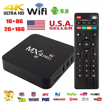 4K Android TV Box Ultra HD Media Player Dual Band WIFI Smart Streamer Quad Core  • $23.99