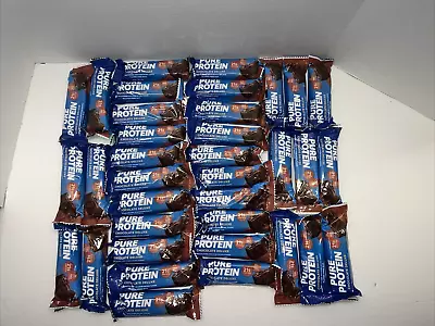 36 Loose Pure Protein Bars Chocolate Deluxe 1.76oz BB 5/24 • $54.99