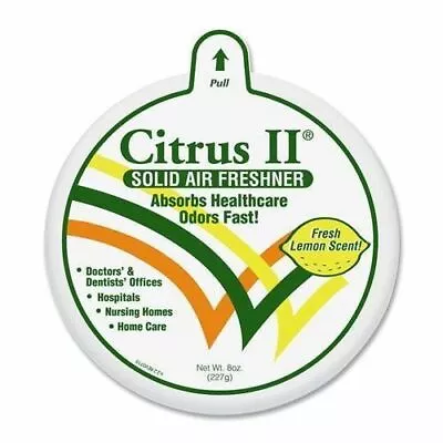 Citrus II Solid Air Freshener 636471430 8 Ounce 1 Each Fresh Lemon Scent • $14.67