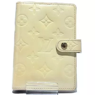 Louis Vuitton Monogram VERNIS Agenda Fonctionnel PM Diary Cover Pearl • $127.30