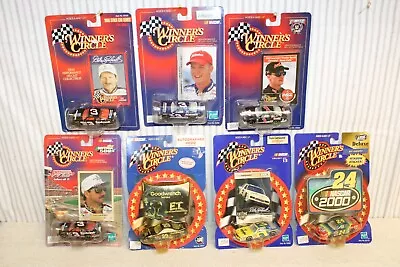Mixed Lot Of 7 Vintage Winner's Circle® 1:64 Scale Die-Cast NASCAR® Cars • $21