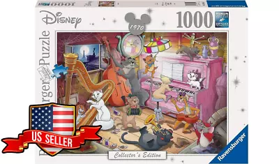 NEW SEALED Ravensburger 17542 Disney Aristocats 1000 Pc Jigsaw Puzzle USA SELLER • $32.25