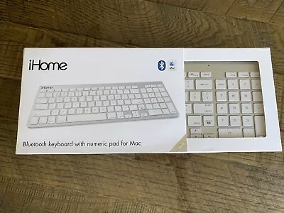 Ihome BLUETOOTH Keyboard With Numeric Pad For Mac • $12