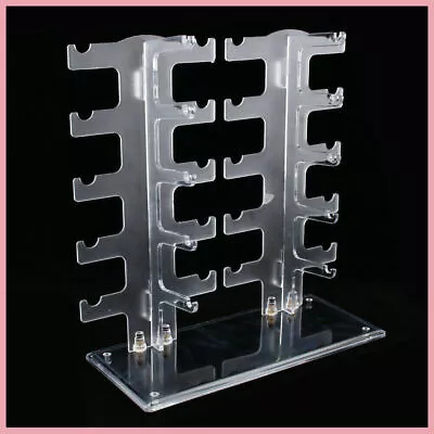 $19.89 • Buy 10 Pairs Sunglasses Eye Glasses Display Rack Acrylic Stand Holder Organizer BOS