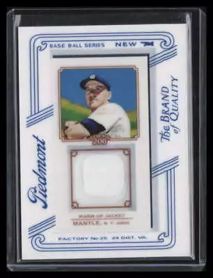 2010 Topps 206 Mini Framed Relics Piedmont MM Mickey Mantle Jersey • $125