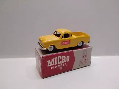 Micro Models Holden FE Holden  Utility NSW Public Works (yellow) Mint Boxed  • $111