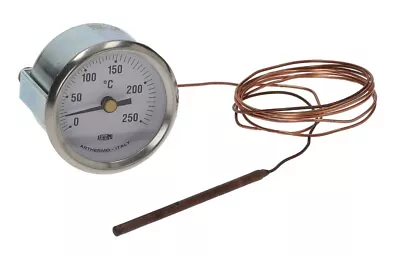 £33 • Buy THERMOMETER TEMPERATURE WHITE DIAL ROUND GAUGE 0 TO 250 C 52mm HOLE ARTHERMO