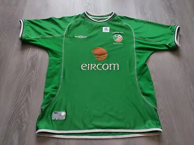 £3.19 • Buy Mens Umbro Republic Of Ireland Cup Shirt Football Shirt 2002 Size L