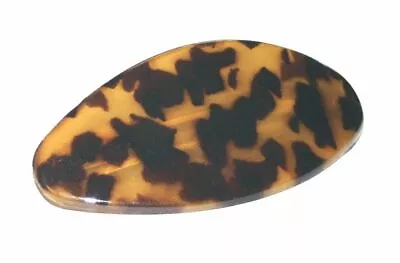 Women's Hair Barrette Large Tortoise Animal Print Spotted Vintage Made In France • $24.99