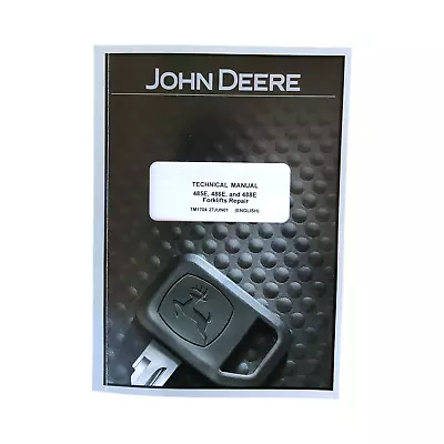 John Deere 485e 486e 488e Forklift Repair Service Manual • $75