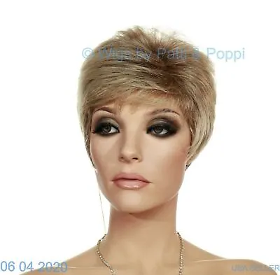 Pam By Noriko Classic Cap Wig Color Short Layered Frosti Blond • $99