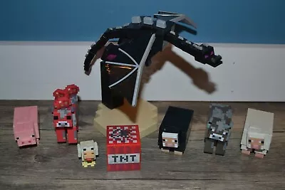 Minecraft Figure Lot With Ender Dragon On Stand • $34.99