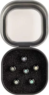 Luxe By Martin Liquid Metal Bridge Pins - Gloss Black W/Pearl • $229.99
