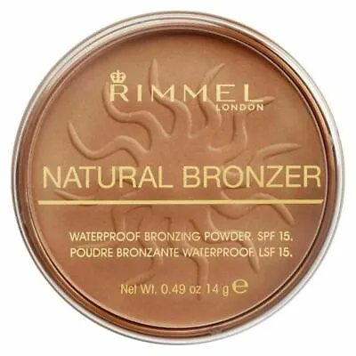 £4.99 • Buy Rimmel London Natural Pressed Bronzer, Light-As-Air Waterproof Sun Light 021