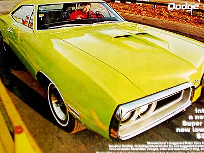 $12.50 • Buy 1970 DODGE SUPER BEE VINTAGE AD *Coronet/383/426 Hemi/fender/grille/emblem/decal