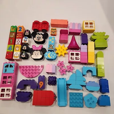 LEGO DUPLO 100 Pieces Mixed Blocks Disney Mickey Mouse Windows Bulk Lot Bundle  • $69.90