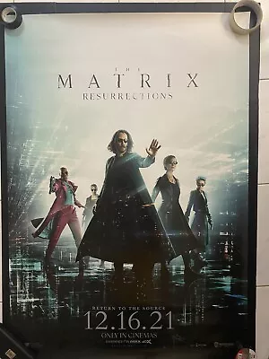 *Original* Matrix Resurrections 1 Sheet 27x40 DS NM • $25