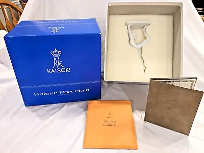 New Condition Kaiser (W Germany) Porcelain Gymnast Andrea W/ Original Box & COA • $139.54