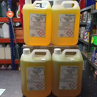 £26 • Buy 4 X Washing Up Liquid 5 Litres Lemon  Concentrated (as Seen In Picture) 