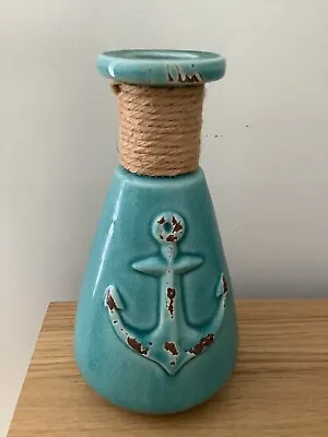 Vintage Blue Glass  Vase • $12