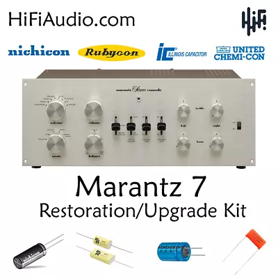 Marantz Model 7 Preamp Capacitor Restoration Recap Repair Service Rebuild Kit • $165