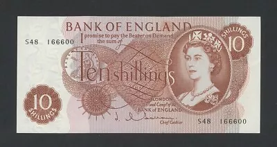 BANK OF ENGLAND 10 Shillings 1963 Hollom B294 Uncirculated Banknotes • £16